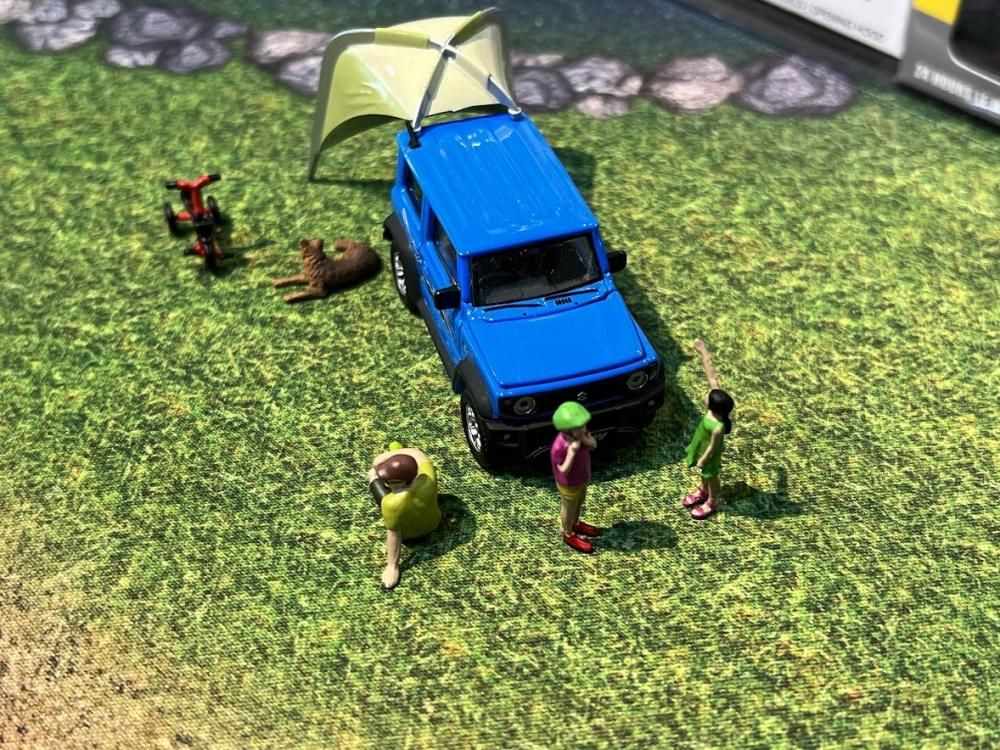 ジオラマ　アウトドア ASPEDA デスクトップジオラマ キャンプ場 Camp site XL Desktop