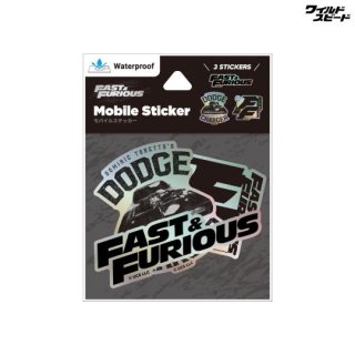 ワイルド・スピード モバイルステッカー/Fast&Furious Mobile Sticker