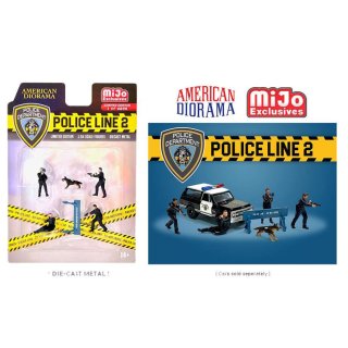 American Diorama 1:64 MiJo Exclusives Figure Police Line II ポリスライン2