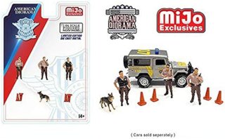 American Diorama 1:64 MiJo Exclusives Police (Polisi) ٻ