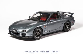 Polar Master 1/18 Mazda RX-7 SPIRIT R Metallic Grey