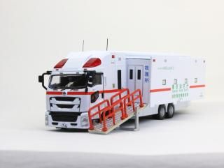 <img class='new_mark_img1' src='https://img.shop-pro.jp/img/new/icons13.gif' style='border:none;display:inline;margin:0px;padding:0px;width:auto;' />ACTCAR 1/64スケール 東京消防庁 スーパーアンビュランス 消防救助機動部隊 いすゞギガ(左拡幅ボディ・スロープ付)