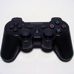 PS3 純正ワイヤレスコントローラ ブラック DUALSHOCK3 - 中古 ゲーム