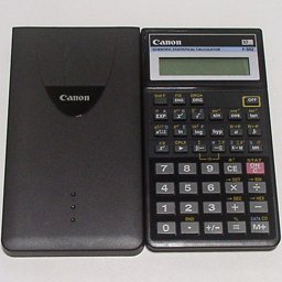 関数電卓 Canon F-502 スライド式保護カバー付 10桁 中古品 - 中古