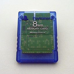 PS2用 純正メモリーカード アイランドブルー 8MB - 中古 ゲーム 通販