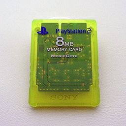PS2用 純正メモリーカード レモンイエロー 8MB - 中古 ゲーム 通販 
