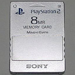 PS2用 純正メモリーカード サテンシルバー 8MB - 中古 ゲーム 通販