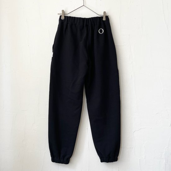 O vasic　Center Seam Sweat Pants / Black - Oval