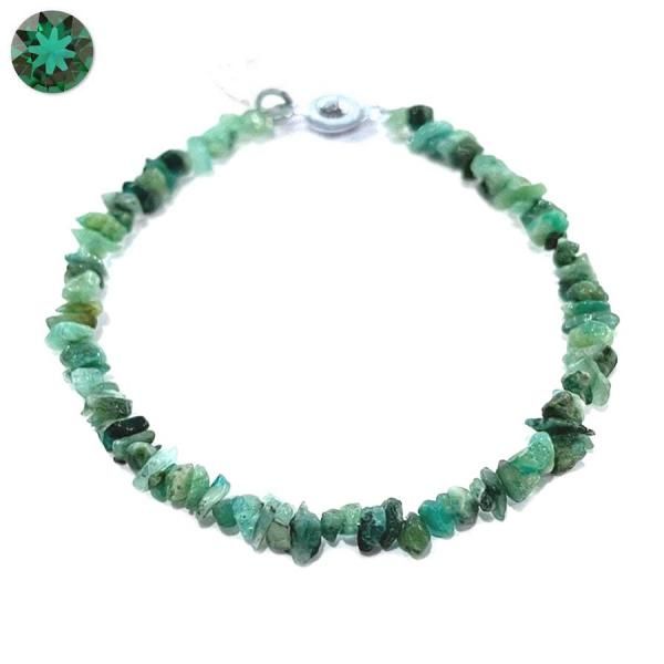 天然エメラルド原石のブレス ☆数量限定品 - knife ＊acoustic groove