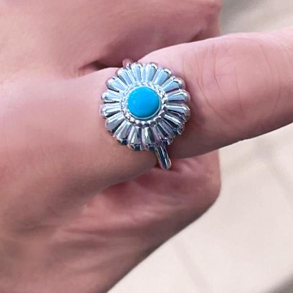 SuperFLY#12 ターコイズマニア フラワーコンチョリング - knife