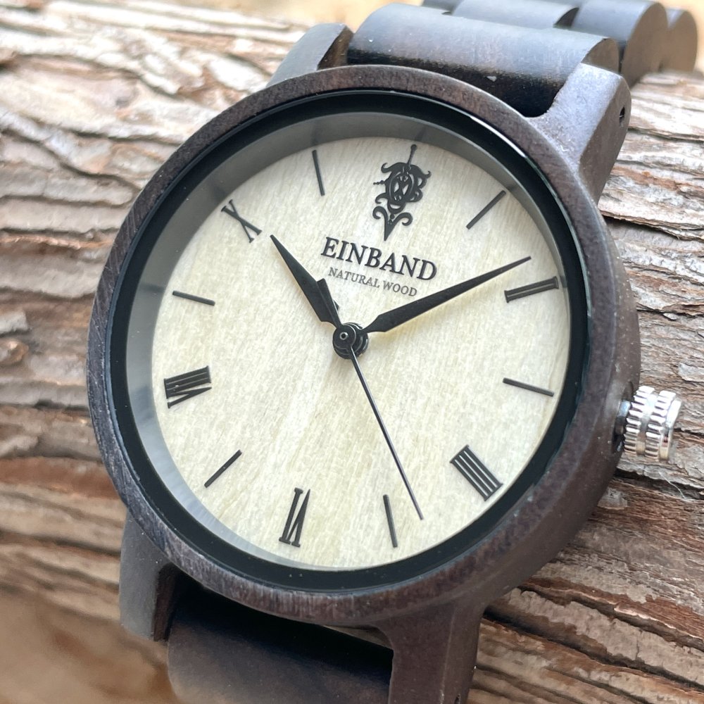 EINBAND Reise Sandalwood 木製腕時計 32mm - 木製腕時計・ウッドウォッチのお店　 EINBAND～アインバンド～