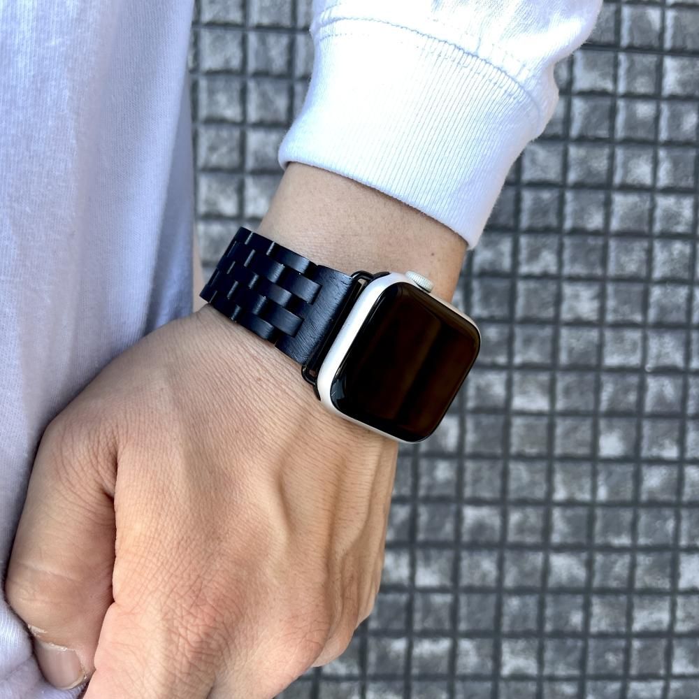 EINBAND AppleWatch 天然木バンド Aタイプ Ebony Wood - 木製腕時計・ウッドウォッチのお店　  EINBAND～アインバンド～