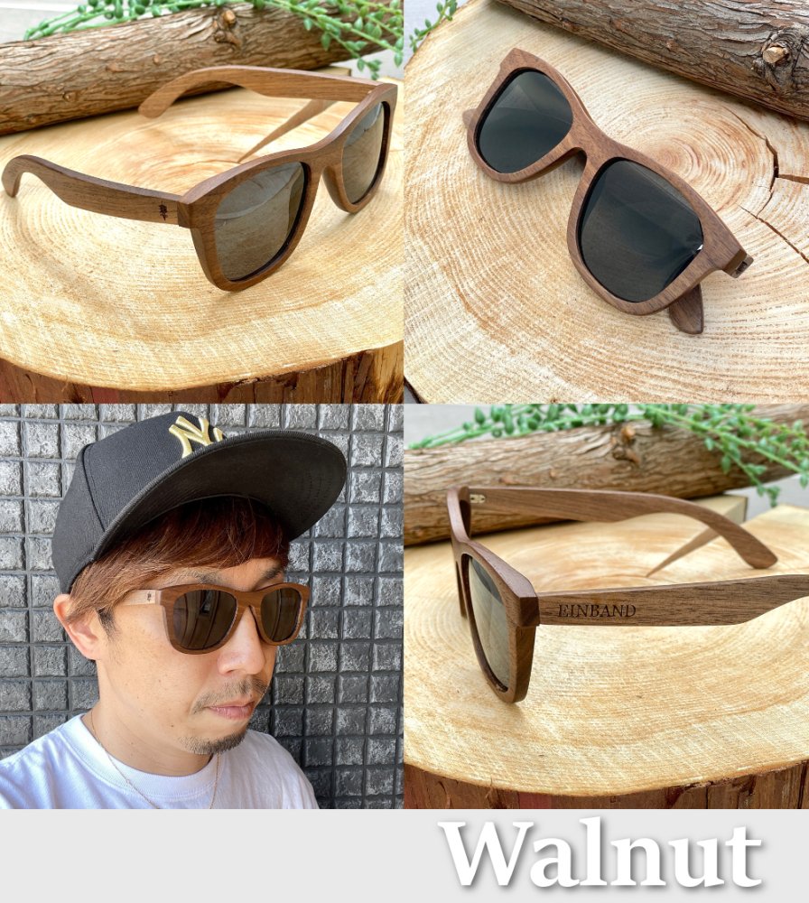 EINBAND Wood Sunglasses 木製サングラス - 木製腕時計・ウッド