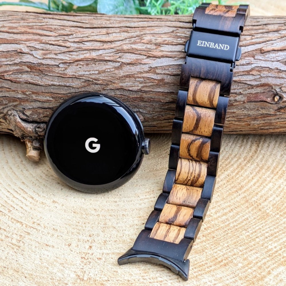 EINBAND Google Pixel Watch
 ŷڥХ Ebony Wood  Zebra Wood