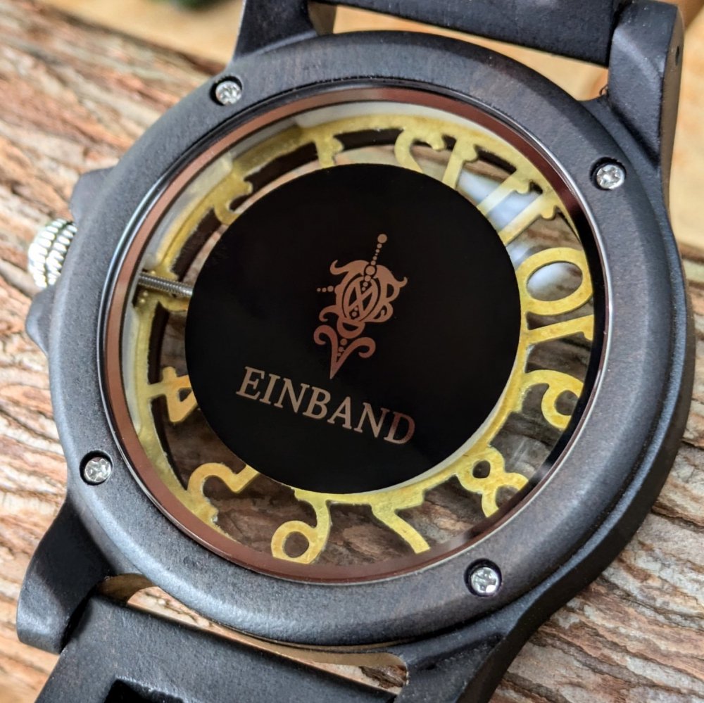 EINBAND Freiheit Sandalwood アバロンシェル文字盤 木製腕時計 40mm - 木製腕時計・ウッドウォッチのお店　  EINBAND～アインバンド～