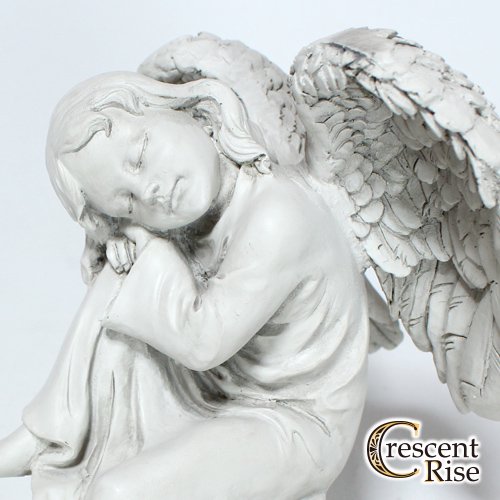 平和を夢見る天使　Peaceful Dreams Angel Statue - セレクトショップ　クレッセントライズ　Ｃｒｅｓｃｅｎｔ Ｒｉｓｅ -  Ｓｅｌｅｃｔ ｓｈｏｐ -　ヨーロピアン・ファンタジー雑貨 And ファッション雑貨