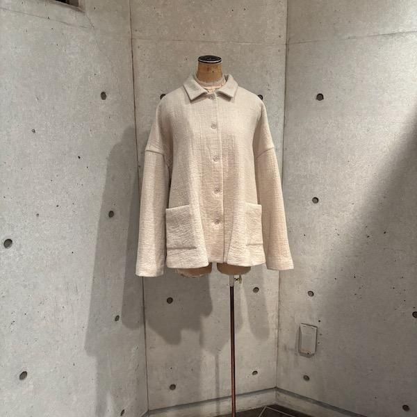 apuntob Jacket netting wool and linen