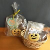 ★ハロウィンのクッキーセット★カボチャクッキー(1枚)+コウモリ型ココアクッキー(1枚)+和三盆ホロホロクッキー(6個)セット