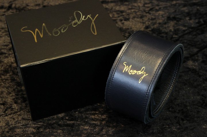 moody Moody Straps Leather/Leather 2.5" Standard Navy/Black