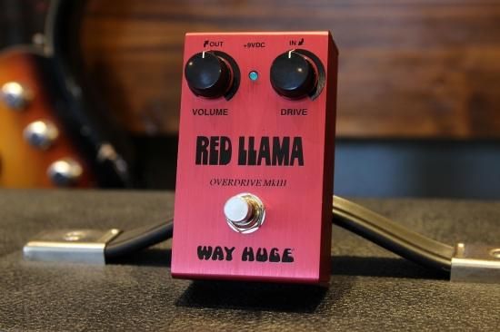 （美品）WAY HUGE RED LLAMA オーバードライブペダル 90年代名機のリイシュー「Way Huge Red Llama Overdrive MkII