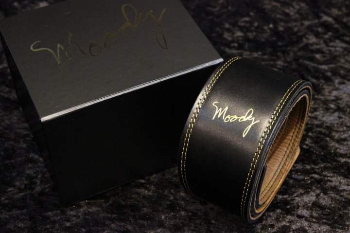 moody Moody Straps Leather/Leather 2.5" Standard Black/Tobacco