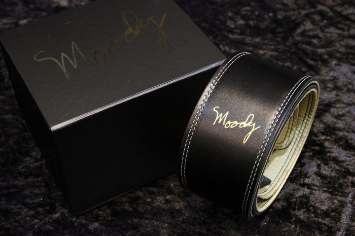 moody Moody Straps Leather/Leather 2.5" Standard Black/Cream