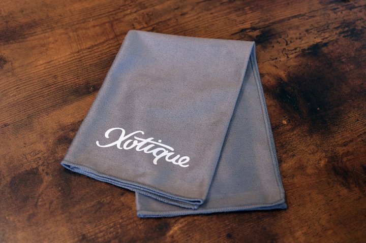 Xotique Logo Microfiber Suede Cloth 【Dark Gray】