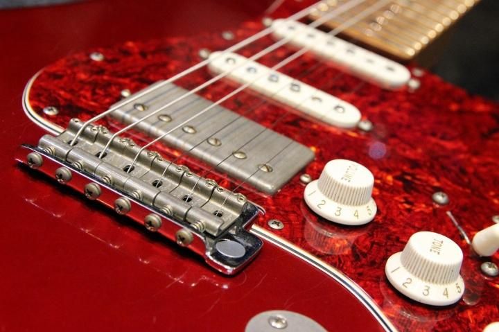 Xotic XSC-2 Dark Candy Apple Red Medium Aged 