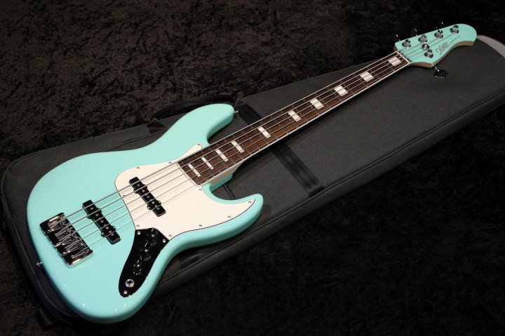 <img class='new_mark_img1' src='https://img.shop-pro.jp/img/new/icons5.gif' style='border:none;display:inline;margin:0px;padding:0px;width:auto;' />Xotic XJ-Core 5st Surf Green Matching Headstock #24005ֺŹ