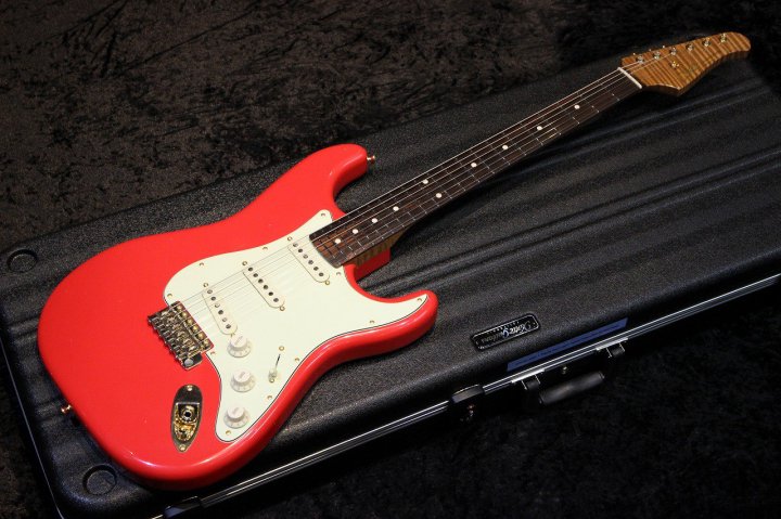 Xotic XSC-1 Fiesta Red Light Aged "Master Grade Flame Neck" #3542ֺŹ