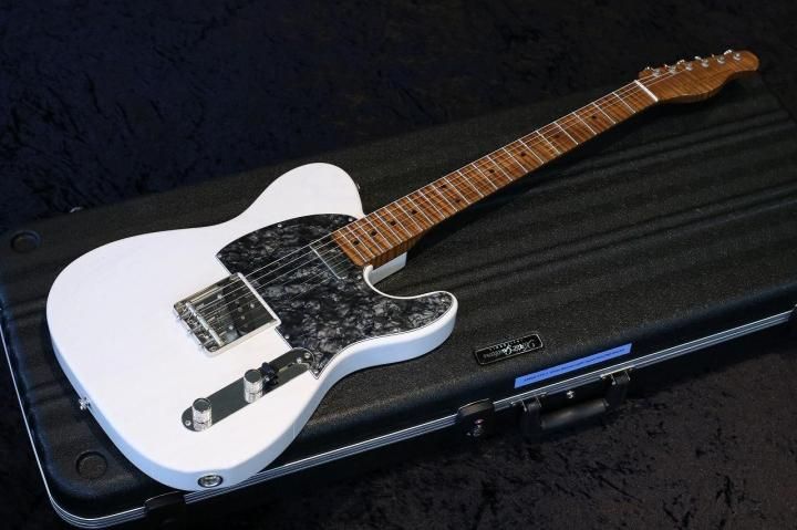 <img class='new_mark_img1' src='https://img.shop-pro.jp/img/new/icons5.gif' style='border:none;display:inline;margin:0px;padding:0px;width:auto;' />Xotic XTC-1 White Blomde Light Aged "5A Grade Roasted Flame Maple Neck" #3900ֺŹ