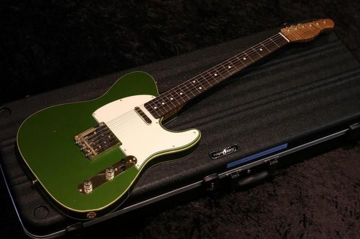 <img class='new_mark_img1' src='https://img.shop-pro.jp/img/new/icons5.gif' style='border:none;display:inline;margin:0px;padding:0px;width:auto;' />Xotic XTC-1 Cadillac Green Light Aged Gold Hardware w/White Binding #4003ֺŹ