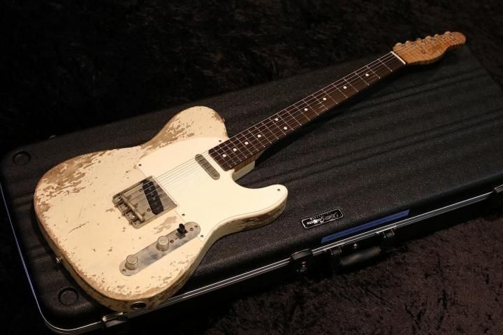 <img class='new_mark_img1' src='https://img.shop-pro.jp/img/new/icons5.gif' style='border:none;display:inline;margin:0px;padding:0px;width:auto;' />Xotic XTC-1 Vintage White Blonde Super Heavy Aged "5A Grade Flame Roasted Maple Neck" #3997ֺŹ