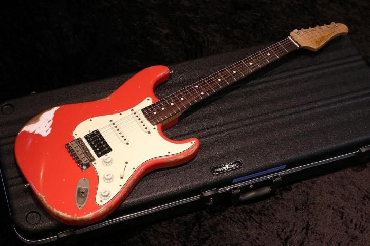 <img class='new_mark_img1' src='https://img.shop-pro.jp/img/new/icons5.gif' style='border:none;display:inline;margin:0px;padding:0px;width:auto;' />Xotic XSC-2 Fiesta Red Heavy Aged "5A Grade Flame Maple Neck" #4004ֺŹ