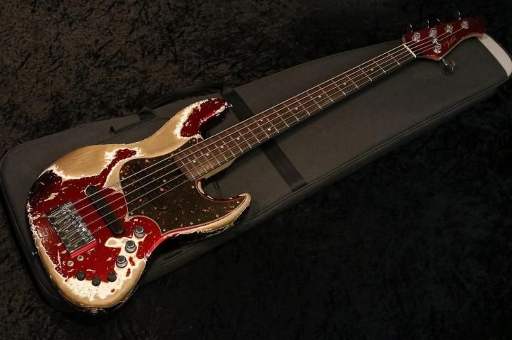 <img class='new_mark_img1' src='https://img.shop-pro.jp/img/new/icons5.gif' style='border:none;display:inline;margin:0px;padding:0px;width:auto;' />Xotic XJ-1T 5st Dark Candy Apple Red Super Heavy AgedUSEDֺۡŹ