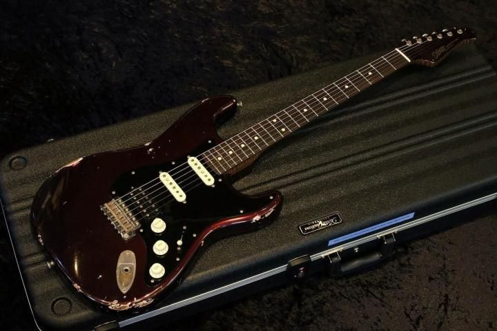 Xotic XSC-2 Ox Blood Metallic/MH, Medium Aged #4011ֺŹ