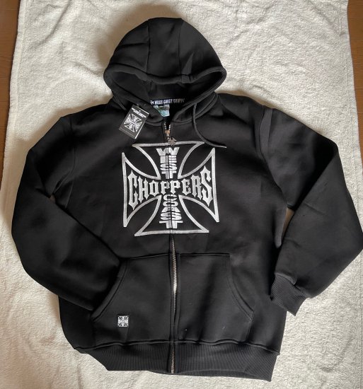 WCC OG LOGO ZIP HOODY-BLACK