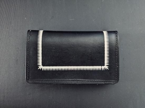 TW-008□ブラックフレーム ミドルサイズトラッカーウォレット - MCR