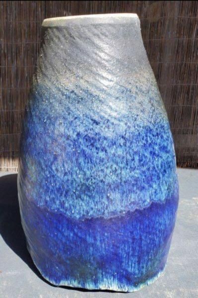 （No33）信楽焼　花瓶　花入れ　高さ50cm No33）信楽焼 花瓶 花入れ 高さ50cm