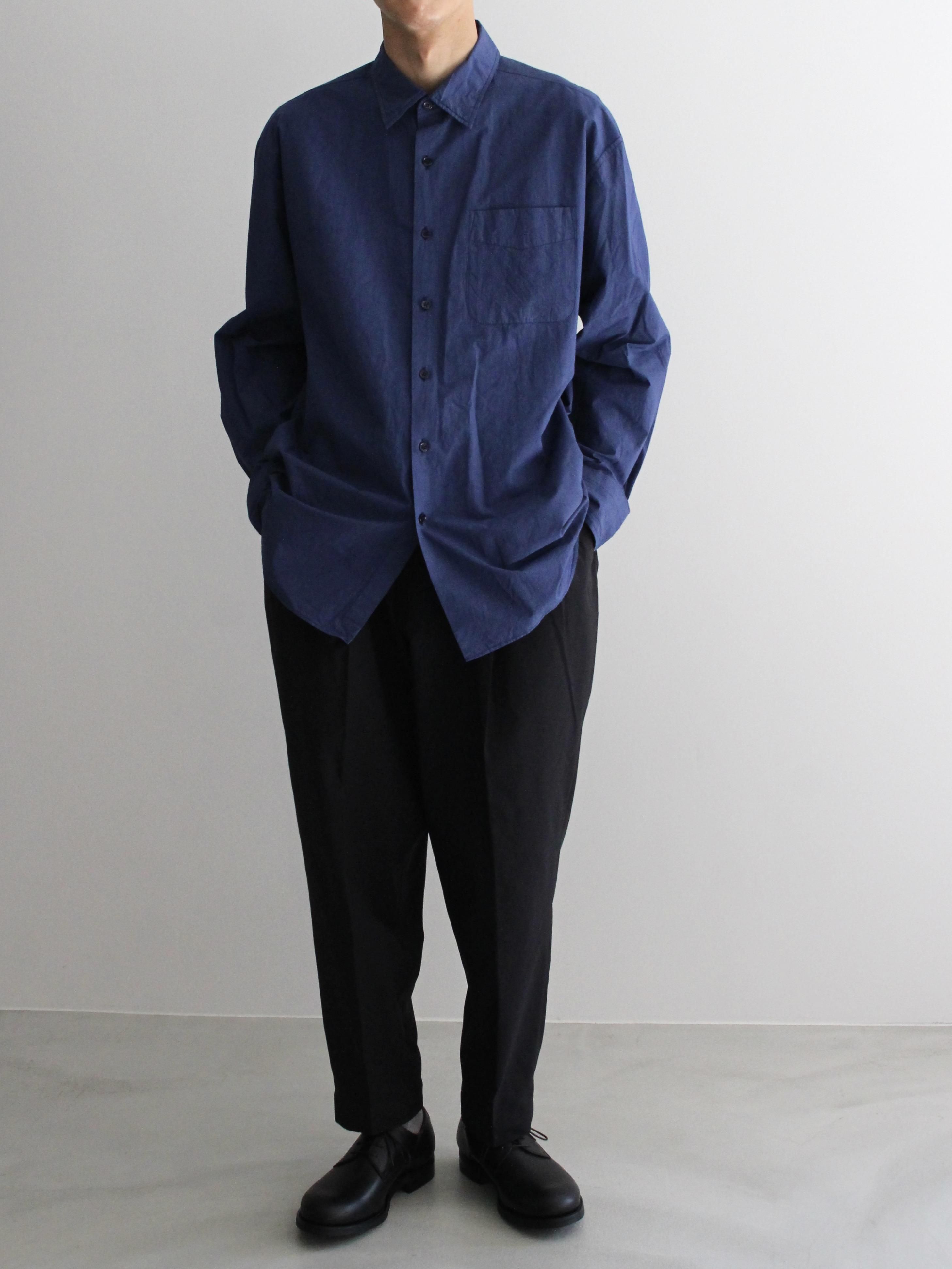 YOKO SAKAMOTO SUIT TAPERED TROUSERS - RE BLACK - PURAS