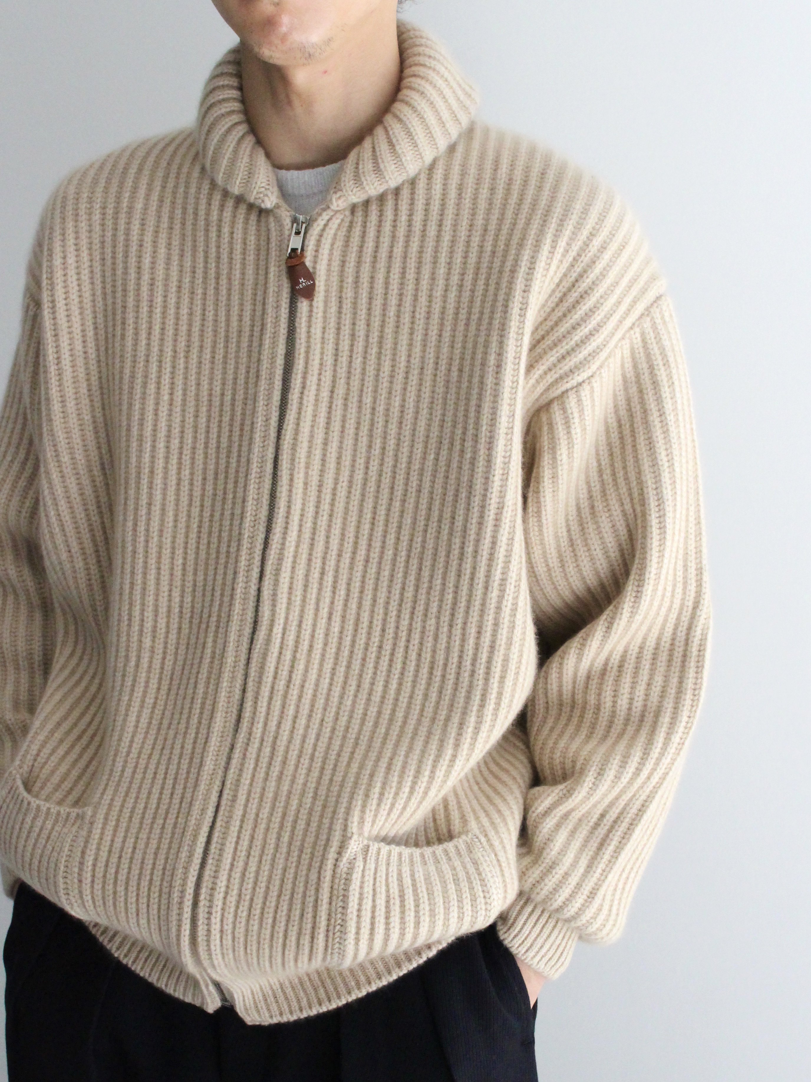HERILL Goldencash Cowichan sweater - NATURAL - PURAS