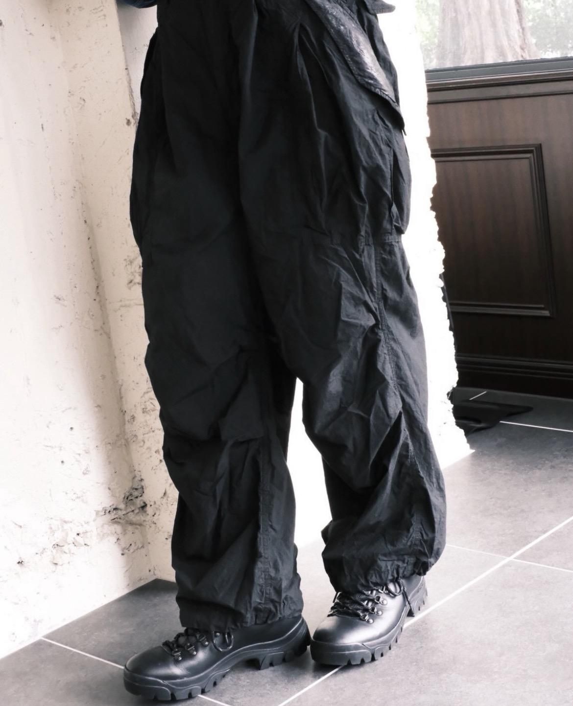 Gurank High twist cargo pants - BLK - PURAS
