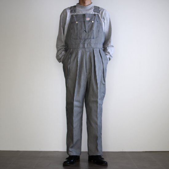 NEAT　Dickes Overall for NEAT - NAVY×WHITE - PURAS