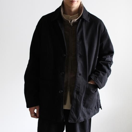 SEVEN BY SEVEN　GARMENT DYE BLOUSON - BLACK - PURAS商品名