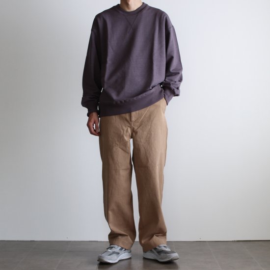 ULTERIOR BIZEN GABARDINE MILITARY PANTS - CAMEL - PURAS