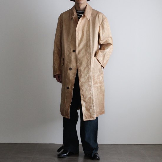 OUTIL◇21AW/MANTEAU MIERY モールスキンコート/3/コットン/YLW