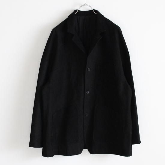 YOKO SAKAMOTO LEATHER WORK JACKET - BLACK - PURAS