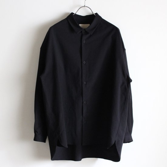 YOKO SAKAMOTO SUIT SHIRT - RE BLACK - PURAS