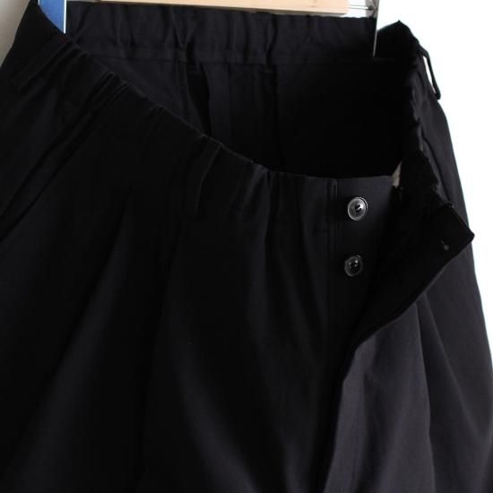YOKO SAKAMOTO SUIT BAGGY TROUSERS - RE BLACK - PURAS