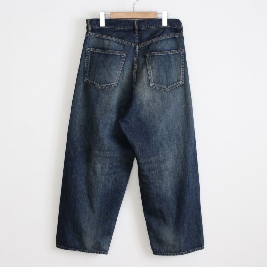 YOKO SAKAMOTO DENIM 5P PANTS - FADE INDIGO - PURAS